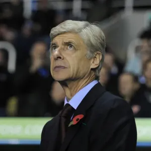 Arsene Wenger before Reading vs. Arsenal in Capital One Cup, 2012-13