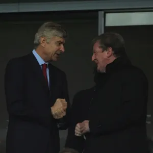 Arsene Wenger and Roy Hodgson: Pre-Match Conversation, Arsenal FC vs. FC Schalke 04, UEFA Champions League, 2012 Arsene Wenger and Roy Hodgson: Pre-Match Conversation, Arsenal FC vs. FC Schalke 04, UEFA Champions League, 2012