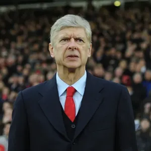 Arsene Wenger at Southampton's St Marys Stadium Before Arsenal Match (2014-15)