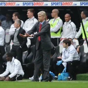 Arsene Wenger at St. James Park: Arsenal vs. Newcastle United, Premier League 2012-13 Arsene Wenger at St. James Park: Arsenal vs. Newcastle United, Premier League 2012-13
