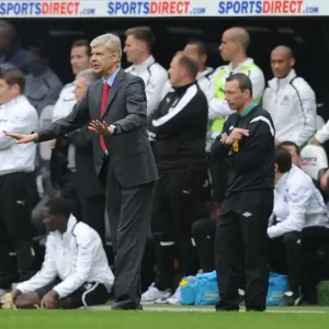 Arsene Wenger at St. James Park: Newcastle United vs. Arsenal (Premier League 2012-13) Arsene Wenger at St. James Park: Newcastle United vs. Arsenal (Premier League 2012-13)