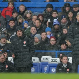 Arsene Wenger and Steve Bould: The Arsenal Duo at Stamford Bridge, 2013