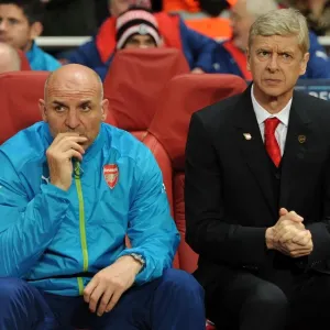 Arsene Wenger and Steve Bould: Focused United Ahead of Arsenal's Champions League Showdown (2014/15) Arsene Wenger and Steve Bould: Focused United Ahead of Arsenal's Champions League Showdown (2014/15)