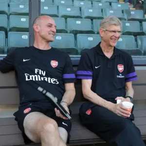 Arsene Wenger and Steve Bould Share a Light-Hearted Moment Before Kitchee FC vs. Arsenal FC Match (2012) Arsene Wenger and Steve Bould Share a Light-Hearted Moment Before Kitchee FC vs. Arsenal FC Match (2012)
