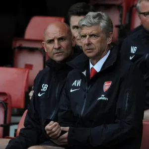 Arsene Wenger and Steve Bould before the Southampton v Arsenal Pre-Season Match, 2012-13 Arsene Wenger and Steve Bould before the Southampton v Arsenal Pre-Season Match, 2012-13
