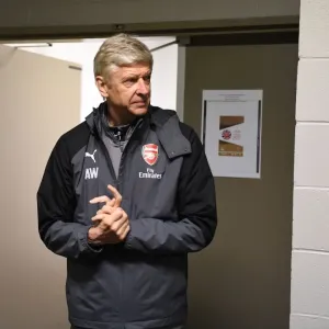 Arsene Wenger at Sydney's ANZ Stadium Before Arsenal's Match Against Western Sydney Wanderers (2017)