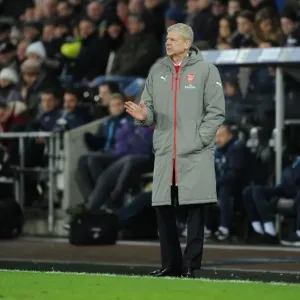 Arsene Wenger at the Tactical Battle: Swansea City vs Arsenal, Premier League 2016-17 Arsene Wenger at the Tactical Battle: Swansea City vs Arsenal, Premier League 2016-17