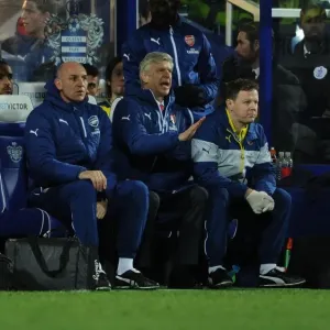 Arsene Wenger and His Team: Arsenal's Visit to Queens Park Rangers, Premier League 2014-15