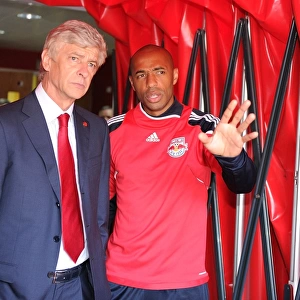 Arsene Wenger and Thierry Henry Reunited: Arsenal v Boca Juniors, Emirates Cup 2011