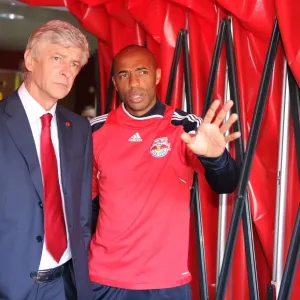 Arsene Wenger and Thierry Henry Reunited at the Emirates Cup (2011) Arsene Wenger and Thierry Henry Reunited at the Emirates Cup (2011)