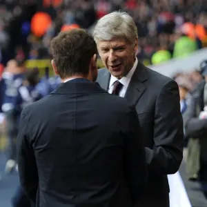 Arsene Wenger vs. Andre Villas-Boas: Pre-Match Encounter at White Hart Lane (Tottenham Hotspur v Arsenal, 2012-13)