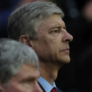 Arsene Wenger at Wigan Athletic vs Arsenal (Premier League, 2011-12)