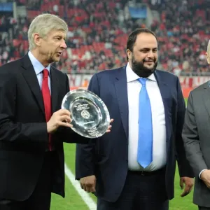 Arsene Wenger's Milestone European Match: Arsenal FC vs. Olympiacos FC, UEFA Champions League, Athens 2011