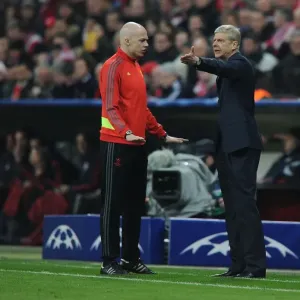 Arsene Wenger's Tense Clash with Referees during Arsenal's UEFA Champions League Match at Bayern Munich (2013-14) Arsene Wenger's Tense Clash with Referees during Arsenal's UEFA Champions League Match at Bayern Munich (2013-14)