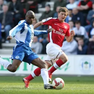 Matches 2008-09 Prints: Wigan Athletic V Arsenal 2008-09