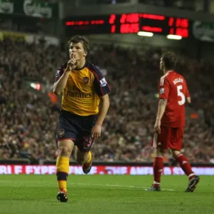 Arshavin Print: Anfield Matchday Moment
