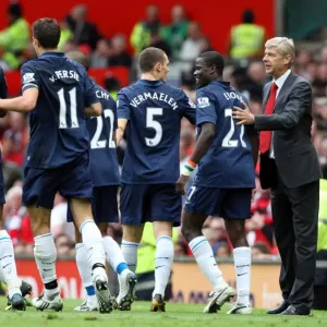 Arshavin's Double: Arsenal's Triumph over Manchester United in the Premier League (2009) - Arshavin, Van Persie, Diaby, Clichy, Eboue, Vermaelen, Wenger Arshavin's Double: Arsenal's Triumph over Manchester United in the Premier League (2009) - Arshavin, Van Persie, Diaby, Clichy, Eboue, Vermaelen, Wenger