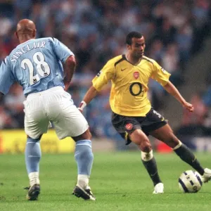 Ashley Cole (Arsenal) and Trevor Sinclair (Man City)