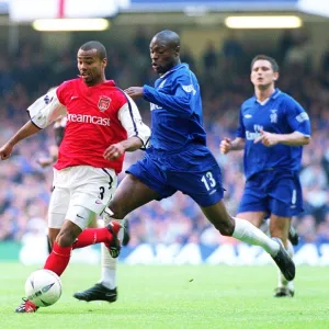 Ashley Cole (Arsenal) William Gallas (Chelsea). Arsenal 2: 0 Chelsea. The AXA F