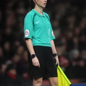 Assistant Referee Sian Massey-Ellis at Arsenal vs. Watford, Premier League 2016-17