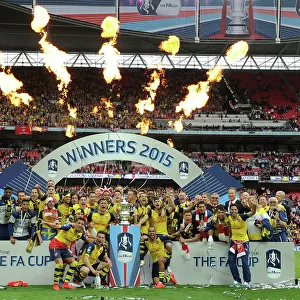 Season 2014-15 Collection: Arsenal v Aston Villa - FA Cup Final 2015