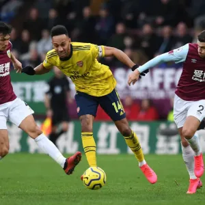 Aubameyang Faces Off Against Burnley: Intense Moment from Arsenal's Premier League Clash Aubameyang Faces Off Against Burnley: Intense Moment from Arsenal's Premier League Clash