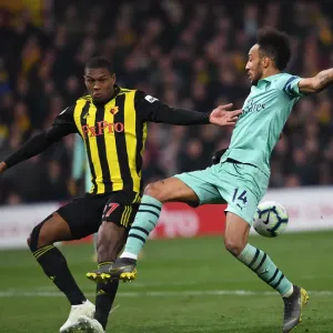 Aubameyang Faces Off Against Kabasele: Watford vs. Arsenal, Premier League 2018-19