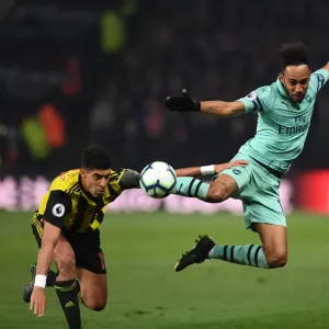 Aubameyang Fouls by Masina: Watford vs Arsenal, Premier League 2018-19