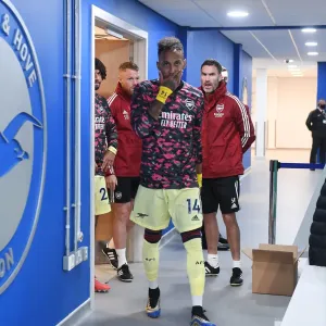 Aubameyang Print - Arsenal Captain in Warm-Up Aubameyang Print - Arsenal Captain in Warm-Up