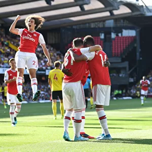 Aubameyang Scores: Arsenal Triumphs Over Watford in Premier League Clash (2019-20)