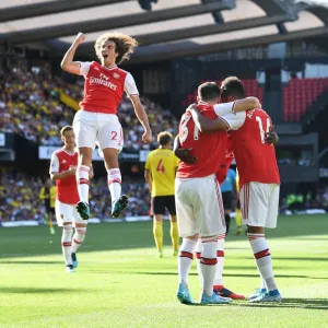 Aubameyang Scores: Arsenal Triumphs Over Watford in Premier League Clash (2019-20)