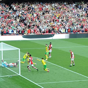 Aubameyang Scores: Arsenal vs Norwich City, Premier League 2021-22