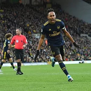 Aubameyang Scores Arsenal's Second Goal: Norwich City vs Arsenal, Premier League 2019-20