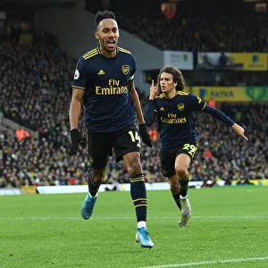 Aubameyang Scores Arsenal's Second Goal: Norwich City vs Arsenal (Premier League 2019-20)