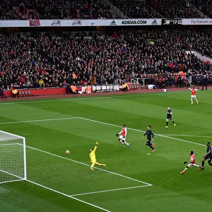 Aubameyang Scores Arsenal's Second Goal Against Everton in Premier League Match (Arsenal v Everton 2019-20)