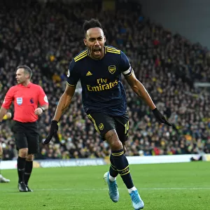 Aubameyang Scores Arsenal's Second Goal vs Norwich City (December 2019)