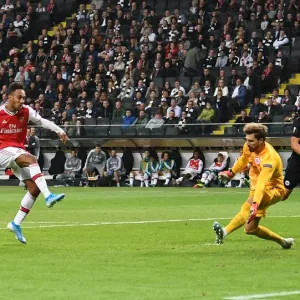 Aubameyang Scores Third Goal: Arsenal's Europa League Victory over Eintracht Frankfurt (September 19, 2019) Aubameyang Scores Third Goal: Arsenal's Europa League Victory over Eintracht Frankfurt (September 19, 2019)