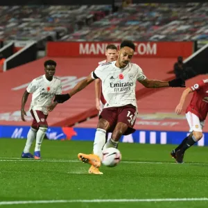 Aubameyang Scores Penalty: Manchester United vs. Arsenal, 2020-21 Season (Behind Closed Doors) Aubameyang Scores Penalty: Manchester United vs. Arsenal, 2020-21 Season (Behind Closed Doors)