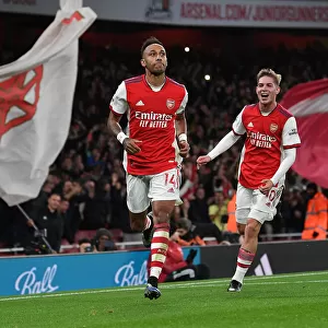 Aubameyang Scores His Second: Arsenal Takes 2-0 Lead Against Aston Villa (2021-22 Premier League)