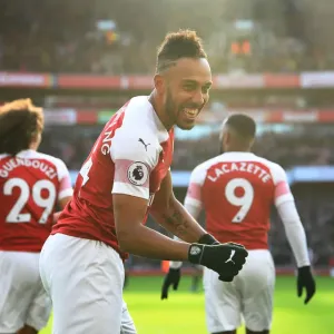 Aubameyang Scores Second Goal: Arsenal vs Burnley (2018-19)
