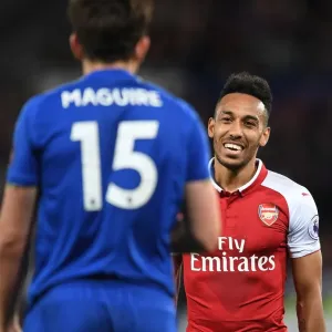 Aubameyang Shines: Arsenal's Star Forward Scores Against Leicester City (2017-18) Aubameyang Shines: Arsenal's Star Forward Scores Against Leicester City (2017-18)