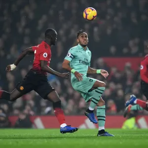 Aubameyang vs. Bailly: Intense Battle at Old Trafford - Manchester United vs. Arsenal FC, Premier League 2018-19 Aubameyang vs. Bailly: Intense Battle at Old Trafford - Manchester United vs. Arsenal FC, Premier League 2018-19