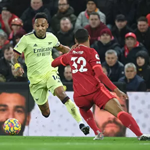 Aubameyang vs Matip: Intense Battle at Anfield - Liverpool vs Arsenal, Premier League 2021-22