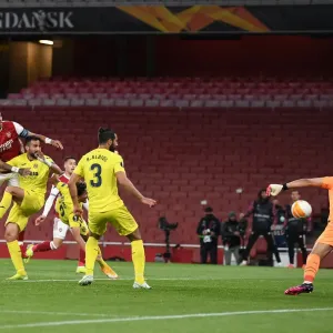 Aubameyang's Decisive Header: Arsenal Advance to Europa League Semi-Finals in Empty Emirates Aubameyang's Decisive Header: Arsenal Advance to Europa League Semi-Finals in Empty Emirates