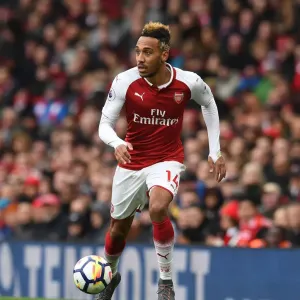 Pierre-Emerick Aubameyang Print - April Goal vs Stoke City Pierre-Emerick Aubameyang Print - April Goal vs Stoke City