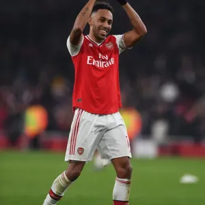 Aubameyang's Emotional Reaction: Arsenal vs Manchester United, Premier League 2019-2020 Aubameyang's Emotional Reaction: Arsenal vs Manchester United, Premier League 2019-2020