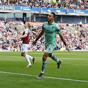 Aubameyang's First Goal: Arsenal Secures Victory at Burnley (2018-19)