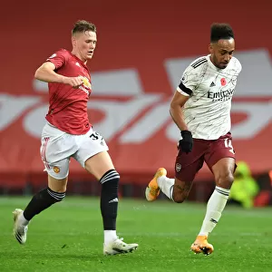 Aubameyang's Sneaky Move: Outsmarting McTominay in Manchester United vs. Arsenal, 2020-21 Premier League