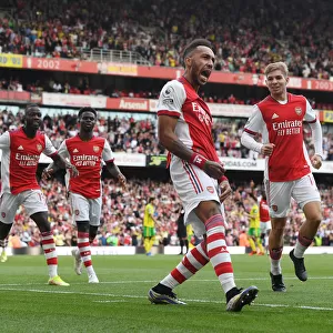 Aubameyang's Strike: Arsenal's Victory Over Norwich City in Premier League 2021-22