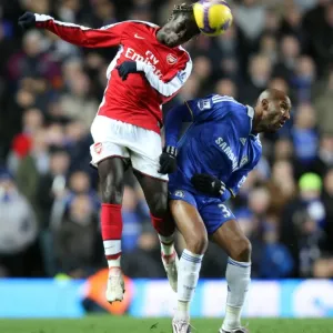 Bacaru Sagna (Arsenal) Nicolas Anelka (Chelsea) Bacaru Sagna (Arsenal) Nicolas Anelka (Chelsea)